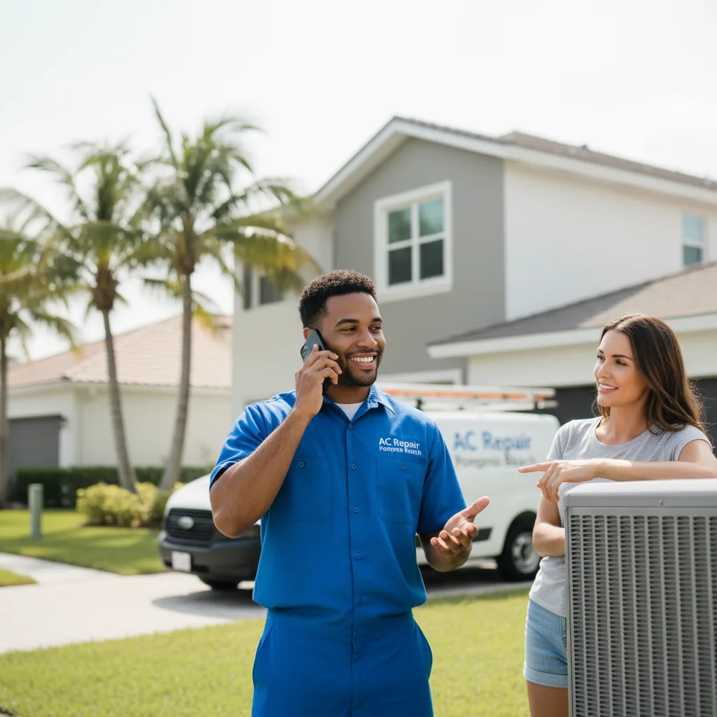 AC Repair Pompano Beach customer support in Downs